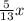 \frac{5}{13}x