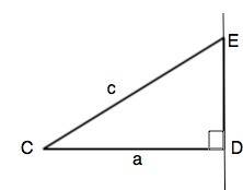 .(Сумма гипотенузы се и катета сd прямоугольного треугольника cde равна 31см, а их разность равна 3с