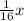 \frac{1}{16}x