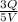 \frac{3Q}{5V}